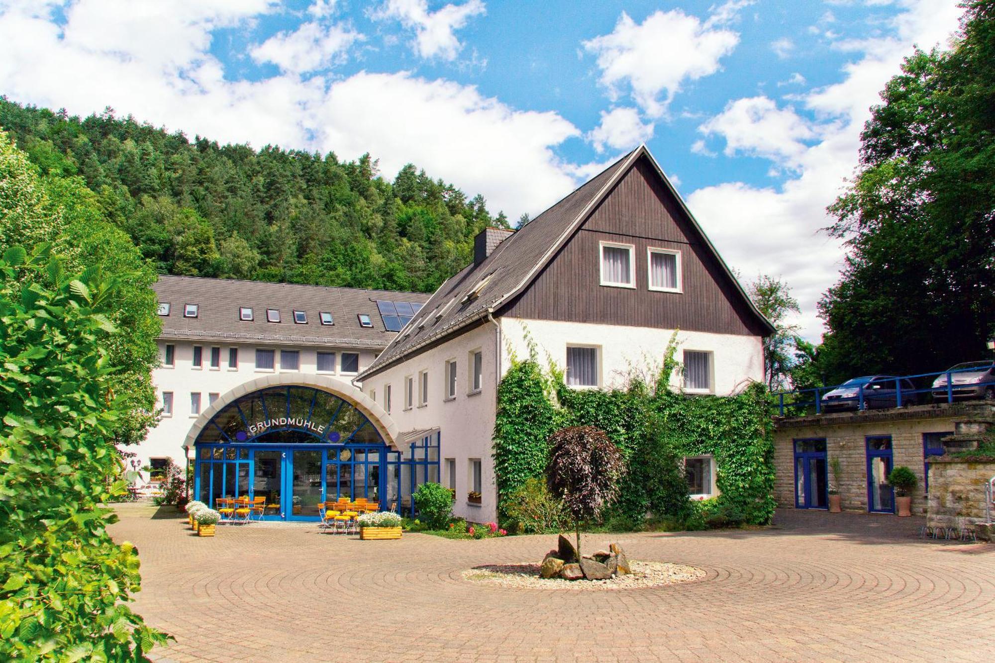 Hotel garni Grundmühle Bad Schandau Exterior foto
